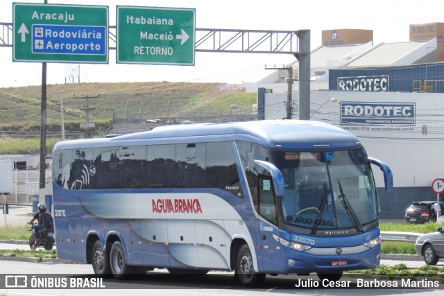 Viação Águia Branca 32070 na cidade de Nossa Senhora do Socorro, Sergipe, Brasil, por Julio Cesar  Barbosa Martins. Número da foto: #10960366.