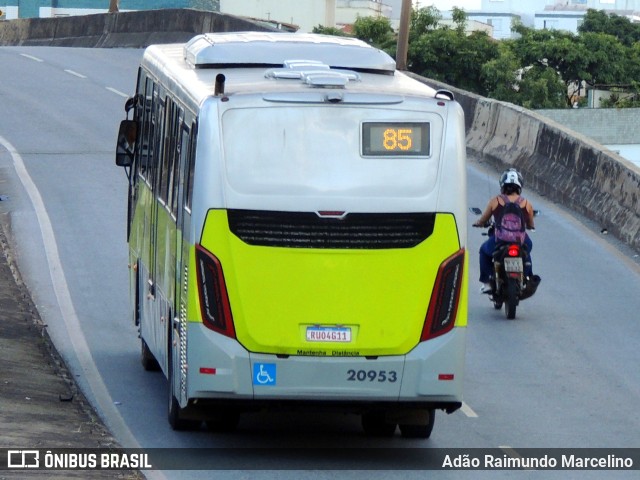SM Transportes 20953 na cidade de Belo Horizonte, Minas Gerais, Brasil, por Adão Raimundo Marcelino. Número da foto: #10962112.