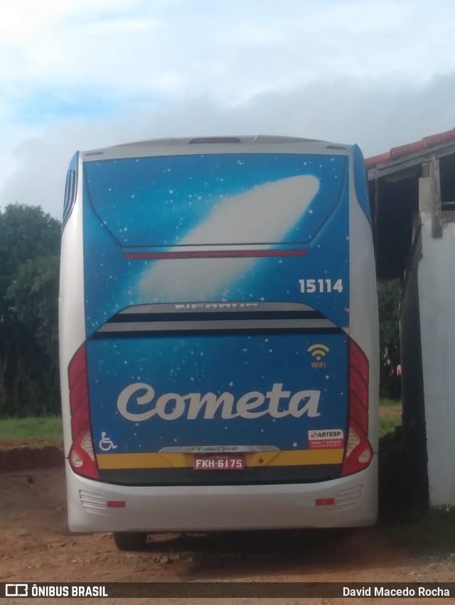 Viação Cometa 15114 na cidade de São Miguel Arcanjo, São Paulo, Brasil, por David Macedo Rocha. Número da foto: #10961769.