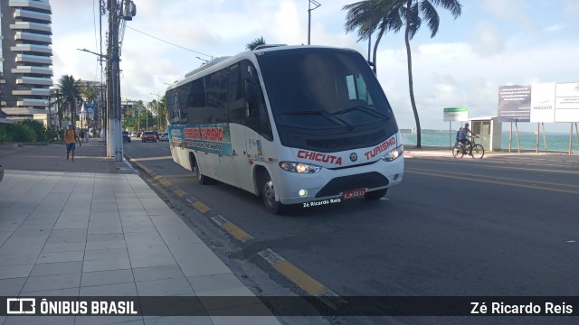 Chicuta Turismo 6833 na cidade de Maceió, Alagoas, Brasil, por Zé Ricardo Reis. ID da foto: 10963079.