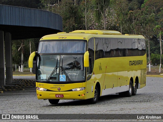 Viação Itapemirim 8913 na cidade de Juiz de Fora, Minas Gerais, Brasil, por Luiz Krolman. ID da foto: 10964407.