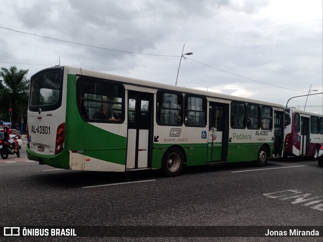 Auto Viação Monte Cristo AL-43901 na cidade de Belém, Pará, Brasil, por Jonas Miranda. ID da foto: 10962321.