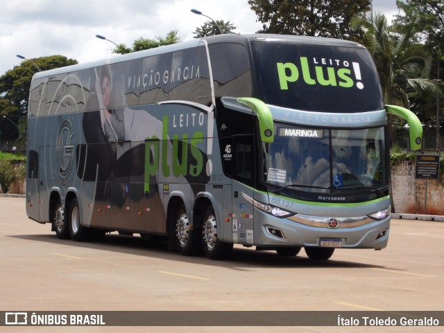 Viação Garcia 88137 na cidade de Maringá, Paraná, Brasil, por Ítalo Toledo Geraldo. ID da foto: 10962637.