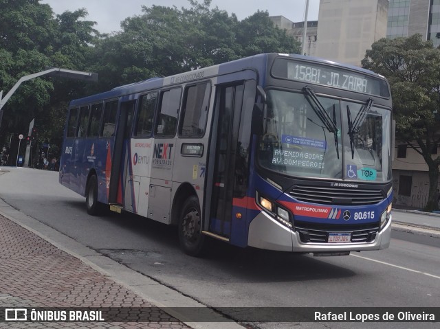 Next Mobilidade - ABC Sistema de Transporte 80.615 na cidade de São Caetano do Sul, São Paulo, Brasil, por Rafael Lopes de Oliveira. ID da foto: 10962769.