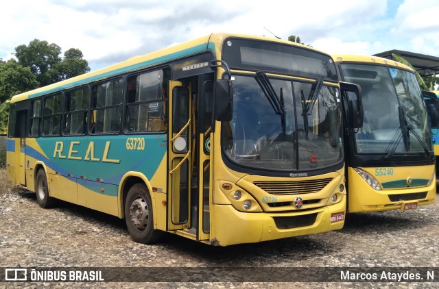 Viação Real Ita 63720 na cidade de Castelo, Espírito Santo, Brasil, por Marcos Ataydes. N. ID da foto: 10962484.