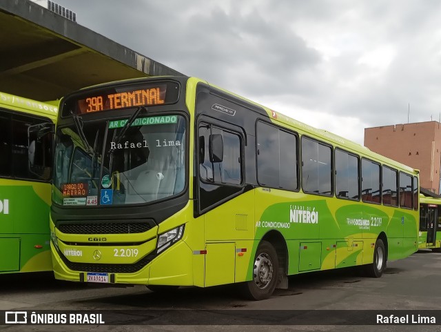 Santo Antônio Transportes Niterói 2.2.019 na cidade de Niterói, Rio de Janeiro, Brasil, por Rafael Lima. ID da foto: 10963766.