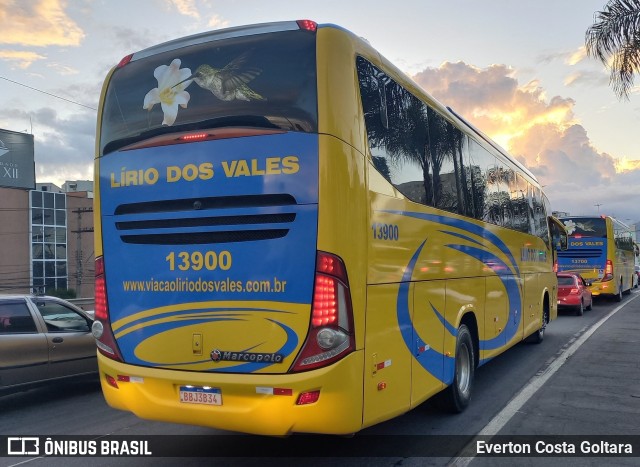 Viação Lírio dos Vales 13900 na cidade de Cariacica, Espírito Santo, Brasil, por Everton Costa Goltara. Número da foto: #10962636.