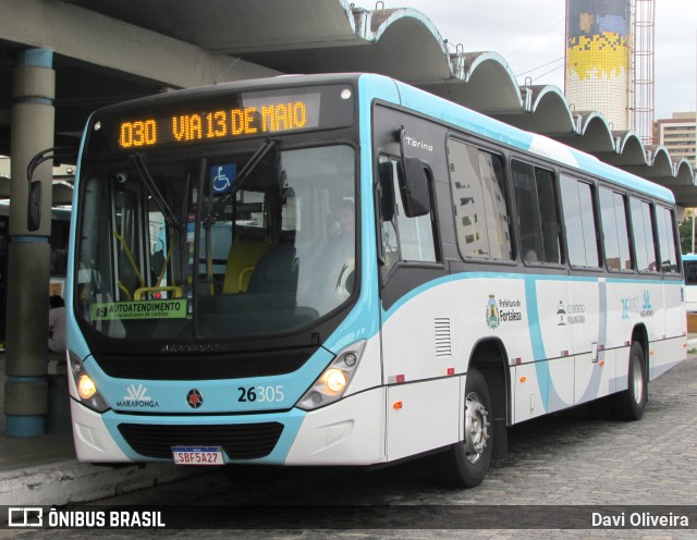Maraponga Transportes 26305 na cidade de Fortaleza, Ceará, Brasil, por Davi Oliveira. Número da foto: #10963015.