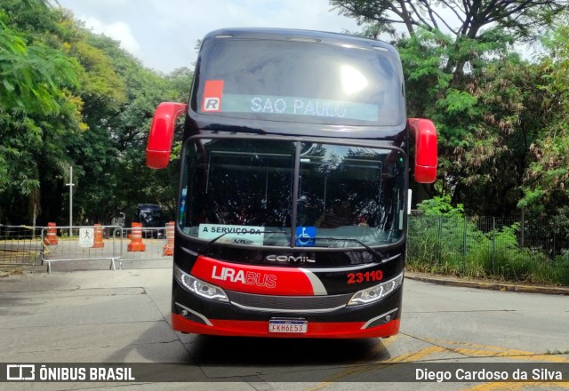 Lirabus 23110 na cidade de São Paulo, São Paulo, Brasil, por Diego Cardoso da Silva. Número da foto: #10963780.