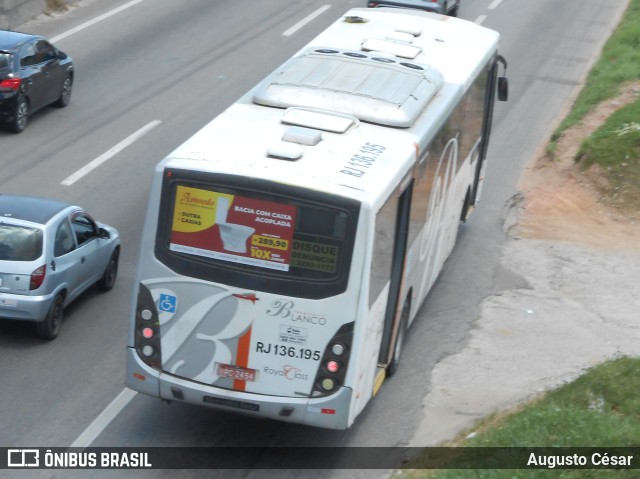 Transportes Blanco RJ 136.195 na cidade de Nova Iguaçu, Rio de Janeiro, Brasil, por Augusto César. Número da foto: #10965455.