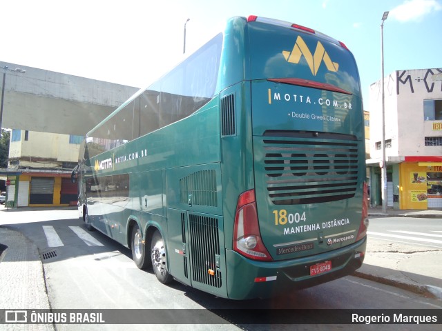 Viação Motta 18004 na cidade de Belo Horizonte, Minas Gerais, Brasil, por Rogerio Marques. ID da foto: 10964964.