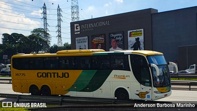 Empresa Gontijo de Transportes 14775 na cidade de Guarulhos, São Paulo, Brasil, por Anderson Barbosa Marinho. ID da foto: 10964405.