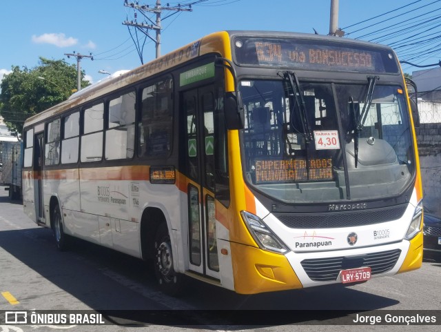 Transportes Paranapuan B10005 na cidade de Rio de Janeiro, Rio de Janeiro, Brasil, por Jorge Gonçalves. Número da foto: #10964256.