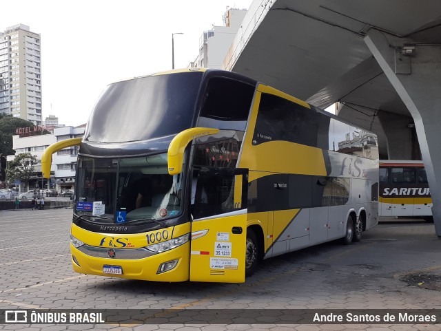 F&S Bus - Ferreira & Stefanini Locadora e Turismo 1000 na cidade de Belo Horizonte, Minas Gerais, Brasil, por Andre Santos de Moraes. ID da foto: 10965817.