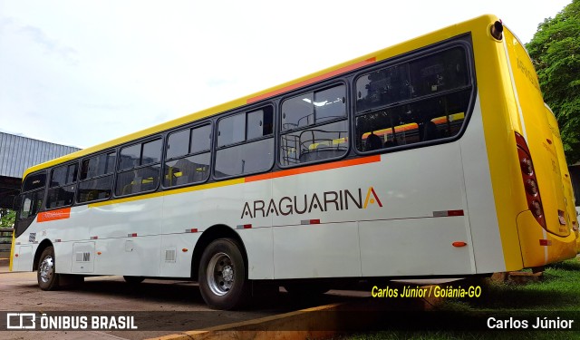 Viação Araguarina 3195 na cidade de Aparecida de Goiânia, Goiás, Brasil, por Carlos Júnior. ID da foto: 10967143.