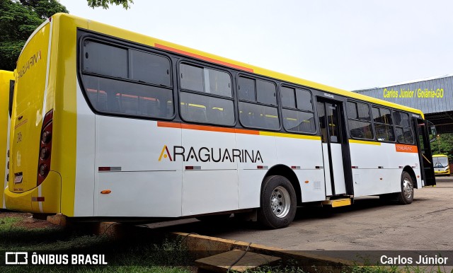 Viação Araguarina 3196 na cidade de Goiânia, Goiás, Brasil, por Carlos Júnior. ID da foto: 10967149.