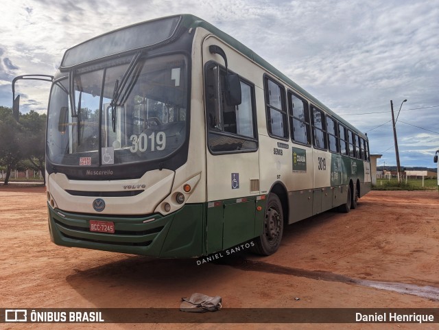 Expresso Caribus Transportes 3019 na cidade de Cuiabá, Mato Grosso, Brasil, por Daniel Henrique. Número da foto: #10965777.