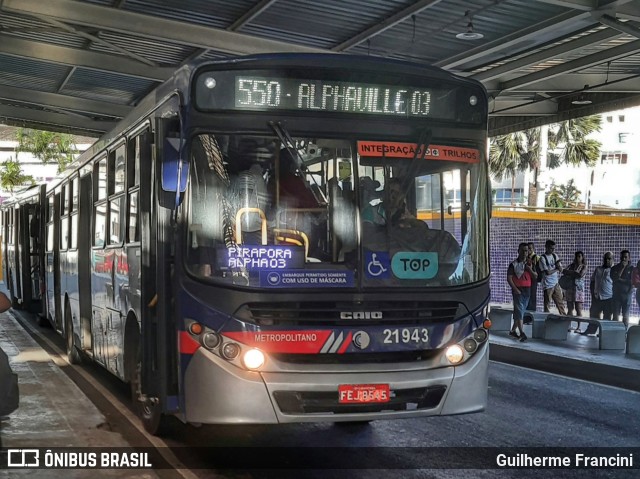 Viação Osasco 21.943 na cidade de Santana de Parnaíba, São Paulo, Brasil, por Guilherme Francini. ID da foto: 10966039.