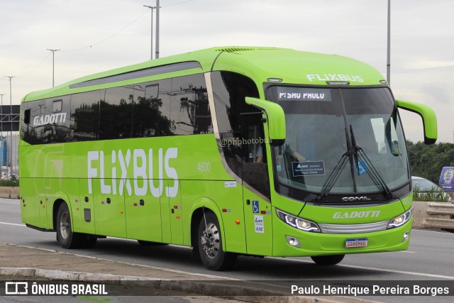 Auto Viação Gadotti 4600 na cidade de São Paulo, São Paulo, Brasil, por Paulo Henrique Pereira Borges. ID da foto: 10966167.