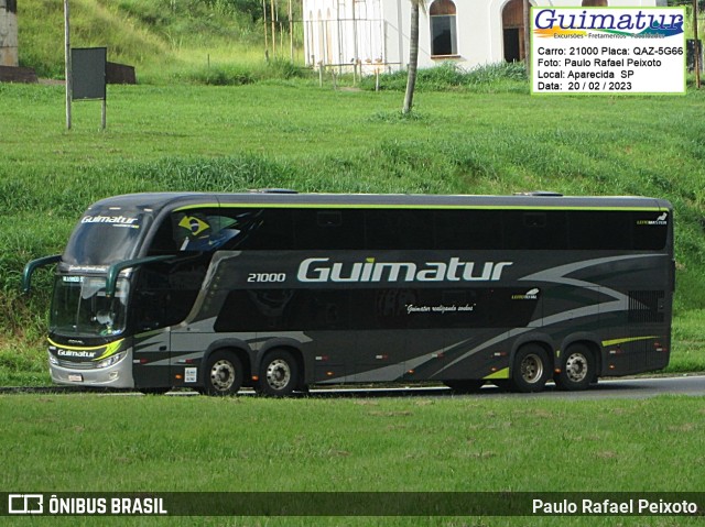 Guimatur Transporte e Turismo 21000 na cidade de Aparecida, São Paulo, Brasil, por Paulo Rafael Peixoto. ID da foto: 10965761.