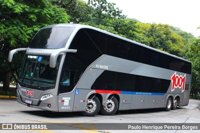 Auto Viação 1001 RJ 108.1205 na cidade de São Paulo, São Paulo, Brasil, por Paulo Henrique Pereira Borges. ID da foto: 10966155.