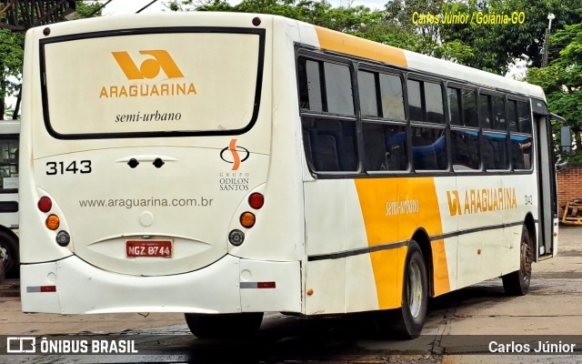 Viação Araguarina 3143 na cidade de Aparecida de Goiânia, Goiás, Brasil, por Carlos Júnior. Número da foto: #10967111.