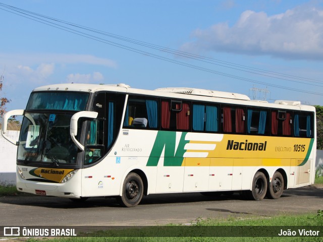 Viação Nacional 10515 na cidade de Teresina, Piauí, Brasil, por João Victor. ID da foto: 10967381.