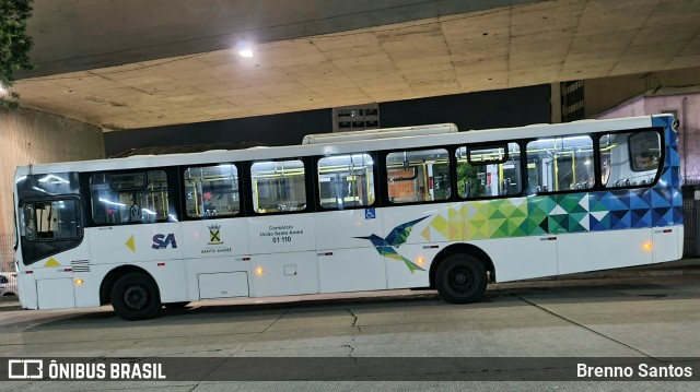 Viação Guaianazes 01 110 na cidade de Santo André, São Paulo, Brasil, por Brenno Santos. Número da foto: #10916226.