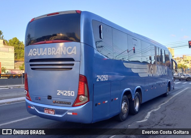 Viação Águia Branca 24250 na cidade de Cariacica, Espírito Santo, Brasil, por Everton Costa Goltara. ID da foto: 10918736.