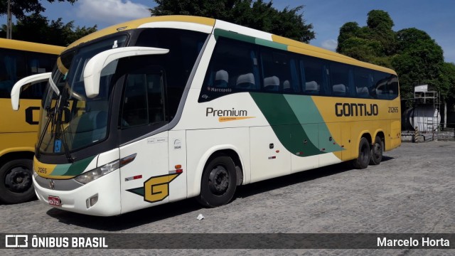 Empresa Gontijo de Transportes 21265 na cidade de Canavieiras, Bahia, Brasil, por Marcelo Horta. ID da foto: 10915745.