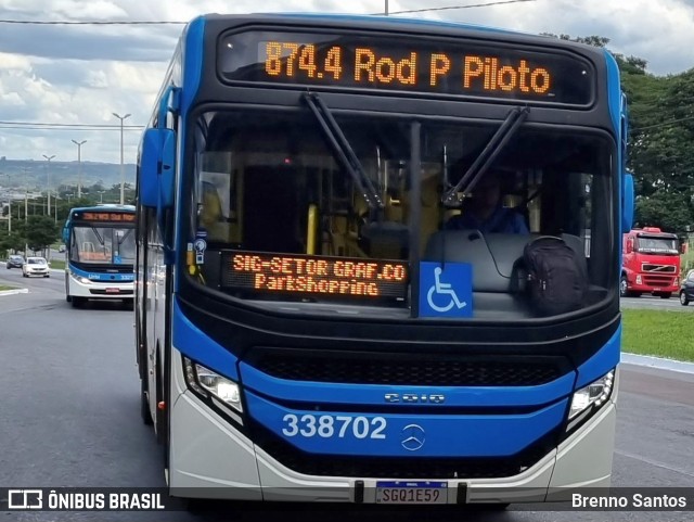 Urbi Mobilidade Urbana 338702 na cidade de Guará, Distrito Federal, Brasil, por Brenno Santos. ID da foto: 10918861.