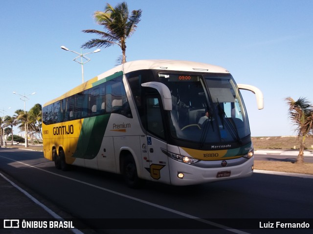 Empresa Gontijo de Transportes 18180 na cidade de Maceió, Alagoas, Brasil, por Luiz Fernando. ID da foto: 10916619.