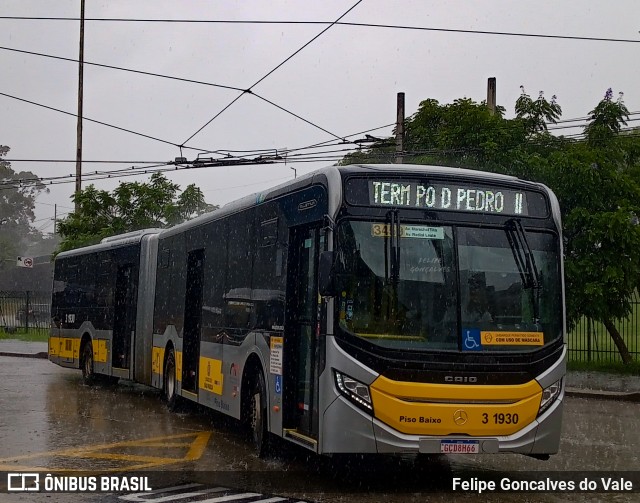 Viação Metrópole Paulista - Zona Leste 3 1930 na cidade de São Paulo, São Paulo, Brasil, por Felipe Goncalves do Vale. ID da foto: 10916951.