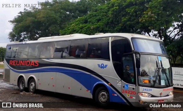 Reunidas Transportes Coletivos 24220 na cidade de São Borja, Rio Grande do Sul, Brasil, por Odair Machado. Número da foto: #10918254.
