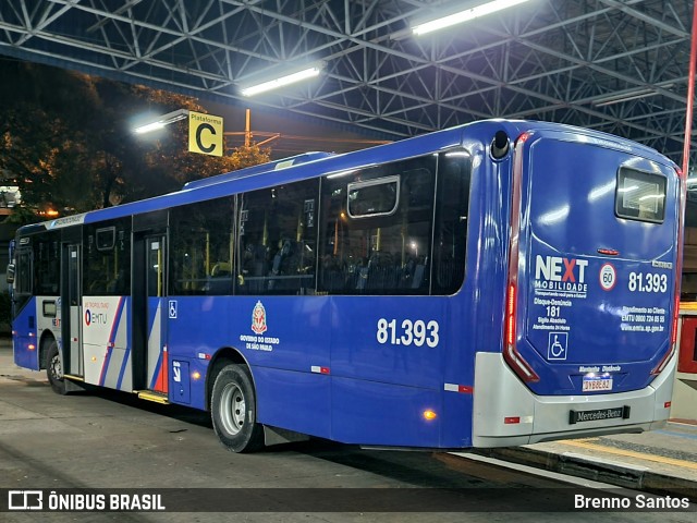 Next Mobilidade - ABC Sistema de Transporte 81.393 na cidade de Santo André, São Paulo, Brasil, por Brenno Santos. ID da foto: 10916248.