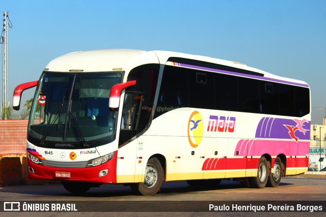 Expresso Maia 1645 na cidade de Goiânia, Goiás, Brasil, por Paulo Henrique Pereira Borges. ID da foto: 10969220.