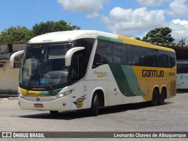 Empresa Gontijo de Transportes 18265 na cidade de Vitória da Conquista, Bahia, Brasil, por Leonardo Chaves de Albuquerque. ID da foto: 10968787.