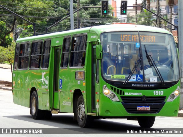 Autotrans > Turilessa 1510 na cidade de Contagem, Minas Gerais, Brasil, por Adão Raimundo Marcelino. ID da foto: 10970065.