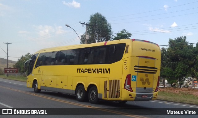 Viação Itapemirim 60781 na cidade de Santos Dumont, Minas Gerais, Brasil, por Mateus Vinte. Número da foto: #10969913.