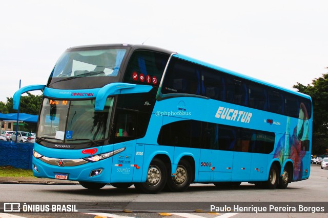 Eucatur - Empresa União Cascavel de Transportes e Turismo 5705 na cidade de São Paulo, São Paulo, Brasil, por Paulo Henrique Pereira Borges. Número da foto: #10969281.