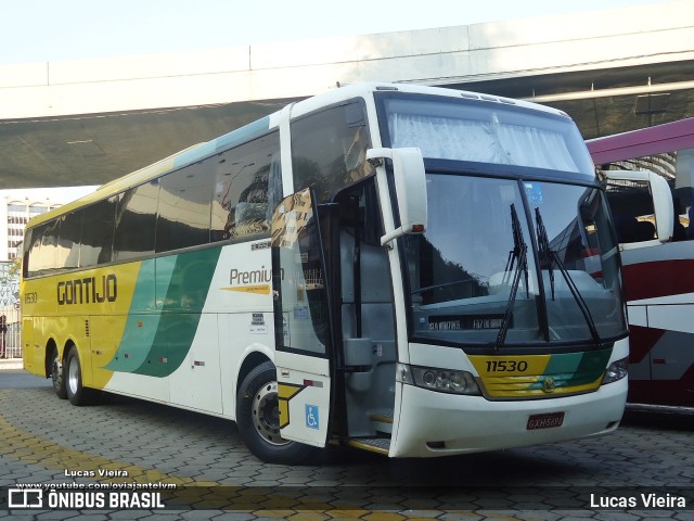 Empresa Gontijo de Transportes 11530 na cidade de Belo Horizonte, Minas Gerais, Brasil, por Lucas Vieira. ID da foto: 10969197.