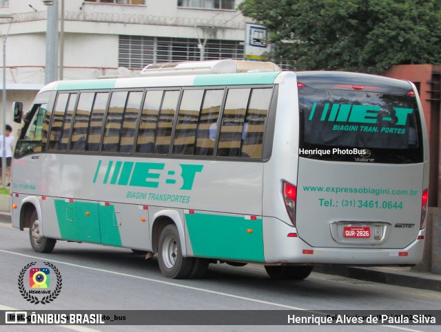 EBT - Expresso Biagini Transportes 2826 na cidade de Belo Horizonte, Minas Gerais, Brasil, por Henrique Alves de Paula Silva. Número da foto: #10970597.