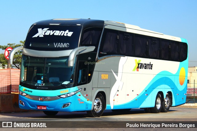Viação Xavante 19200 na cidade de Goiânia, Goiás, Brasil, por Paulo Henrique Pereira Borges. Número da foto: #10969225.