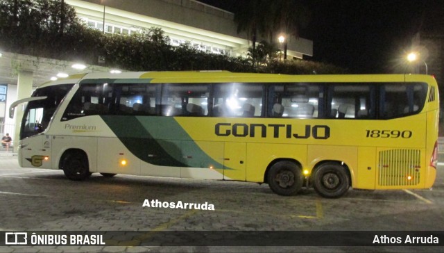 Empresa Gontijo de Transportes 18590 na cidade de Belo Horizonte, Minas Gerais, Brasil, por Athos Arruda. Número da foto: #10970287.