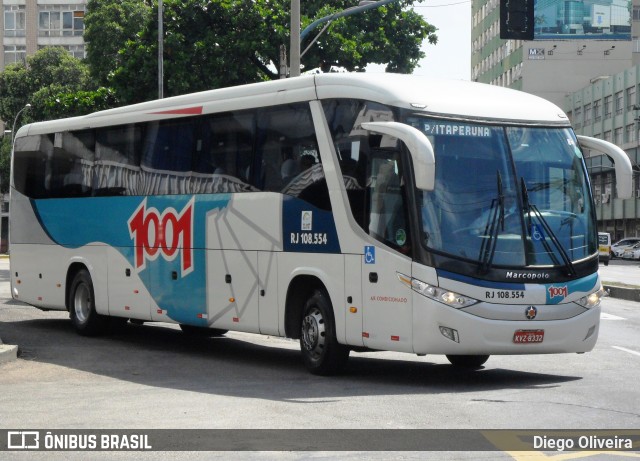 Auto Viação 1001 RJ 108.554 na cidade de Niterói, Rio de Janeiro, Brasil, por Diego Oliveira. ID da foto: 10968524.