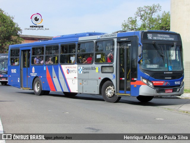 Transportes Capellini 19.162 na cidade de Campinas, São Paulo, Brasil, por Henrique Alves de Paula Silva. ID da foto: 10968830.