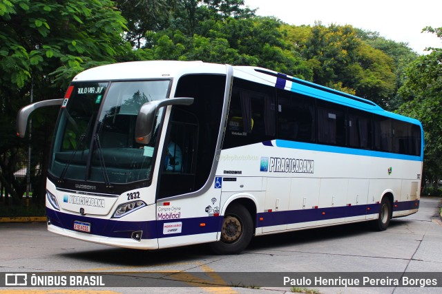 Viação Piracicabana 2832 na cidade de São Paulo, São Paulo, Brasil, por Paulo Henrique Pereira Borges. ID da foto: 10969288.