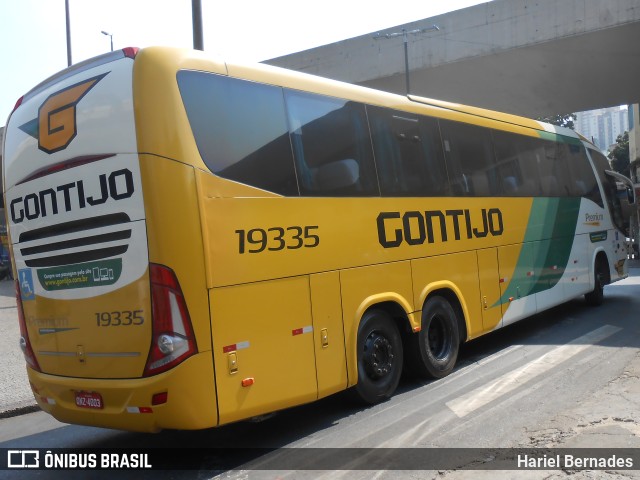 Empresa Gontijo de Transportes 19335 na cidade de Belo Horizonte, Minas Gerais, Brasil, por Hariel Bernades. Número da foto: #10972847.