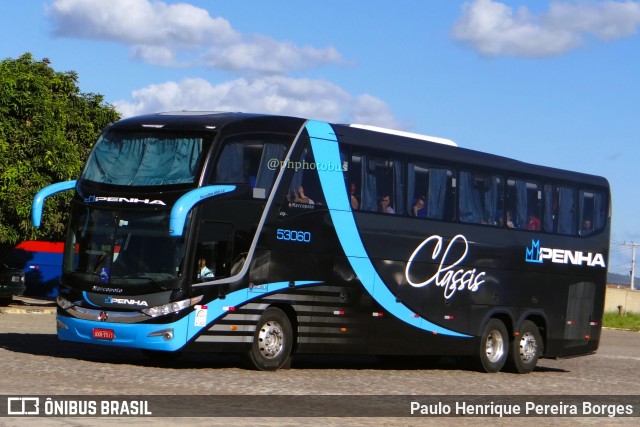 Empresa de Ônibus Nossa Senhora da Penha 53060 na cidade de Vitória da Conquista, Bahia, Brasil, por Paulo Henrique Pereira Borges. ID da foto: 10971846.