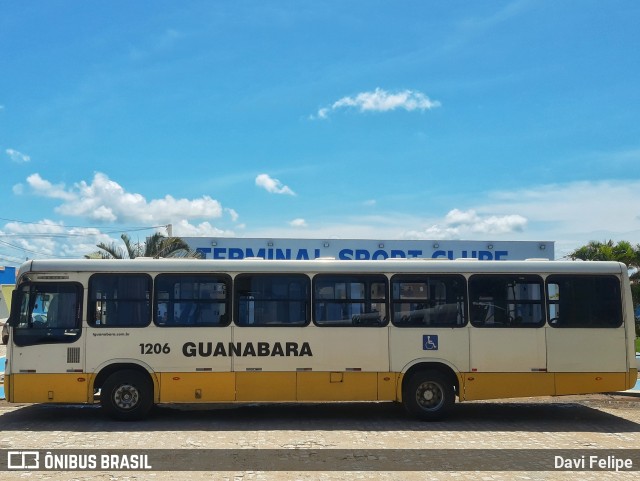 Transportes Guanabara 1206 na cidade de Extremoz, Rio Grande do Norte, Brasil, por Davi Felipe. ID da foto: 10970858.